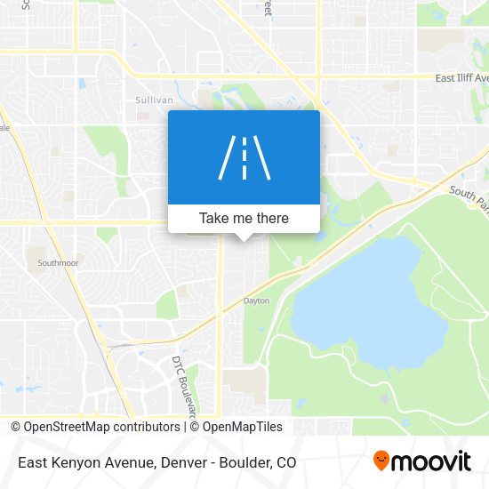 East Kenyon Avenue map