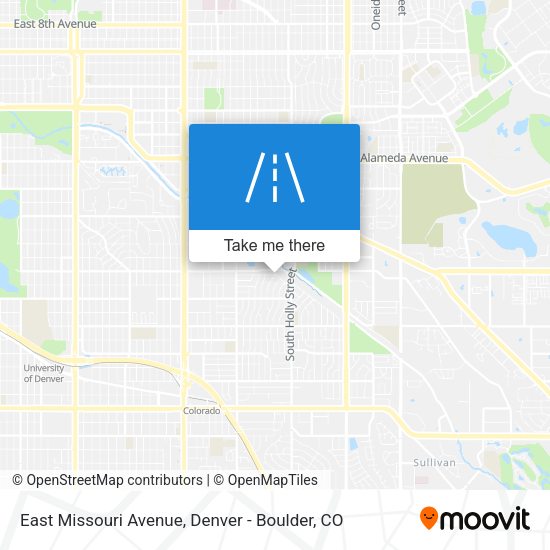 Mapa de East Missouri Avenue