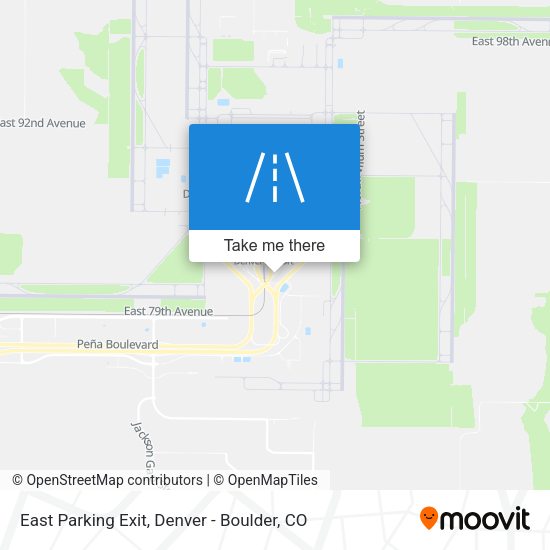 East Parking Exit map