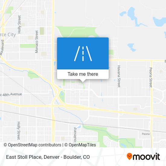 East Stoll Place map