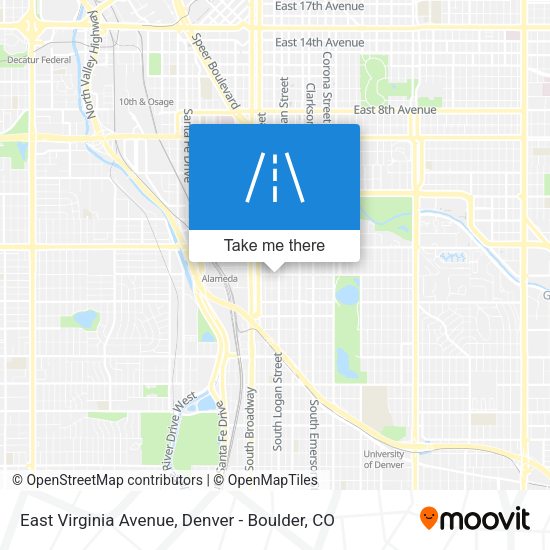 East Virginia Avenue map