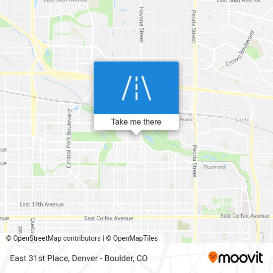 Mapa de East 31st Place