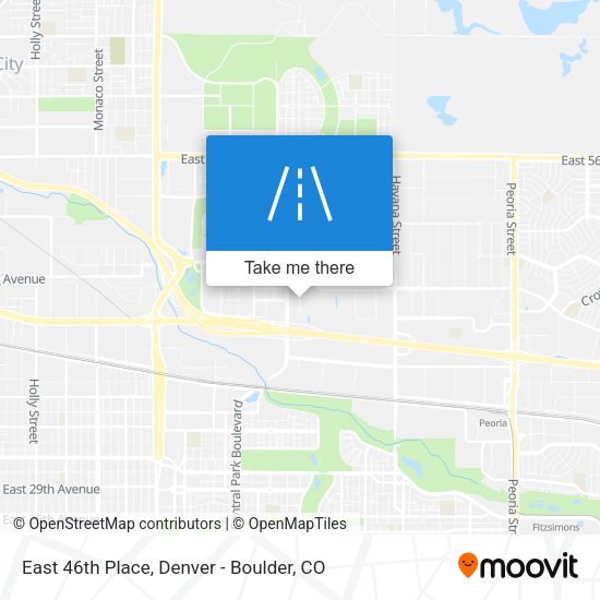 Mapa de East 46th Place