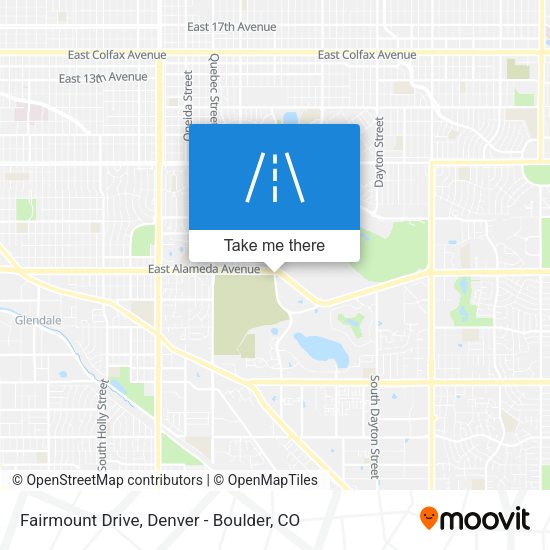 Fairmount Drive map