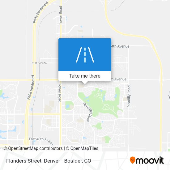 Flanders Street map