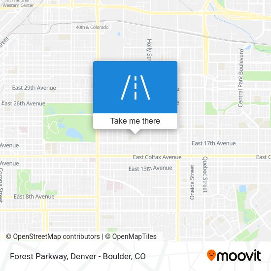 Mapa de Forest Parkway