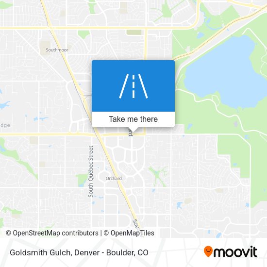 Mapa de Goldsmith Gulch