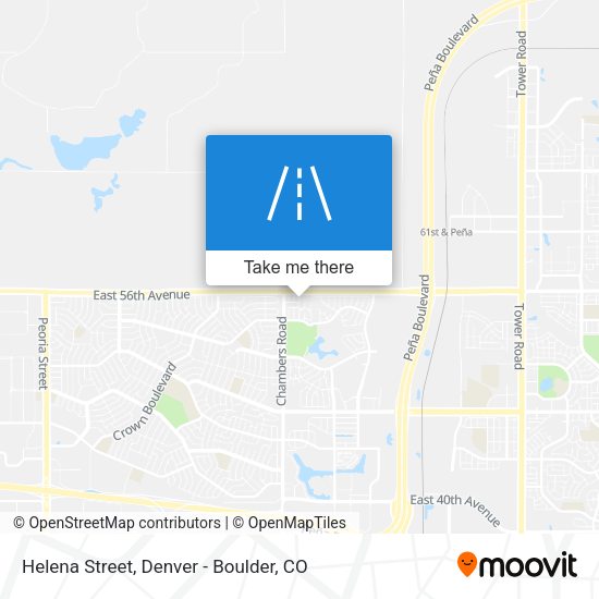 Helena Street map