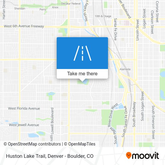 Mapa de Huston Lake Trail