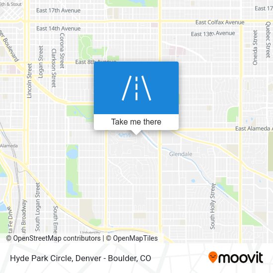 Hyde Park Circle map