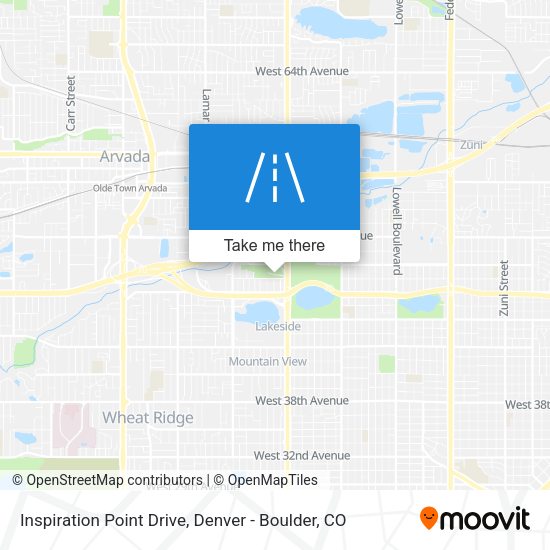 Mapa de Inspiration Point Drive