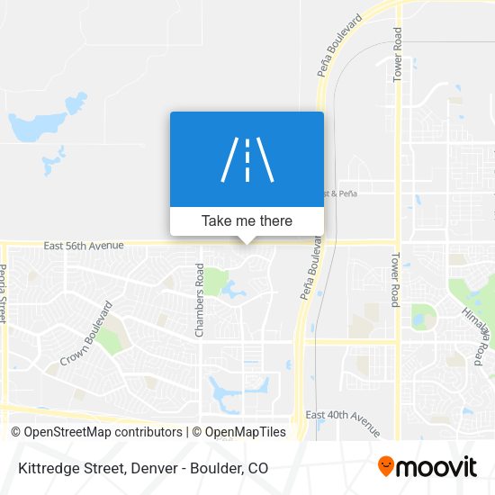Kittredge Street map