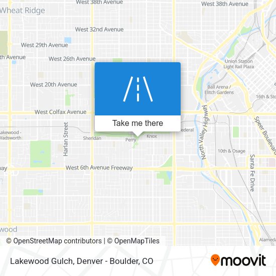 Lakewood Gulch map