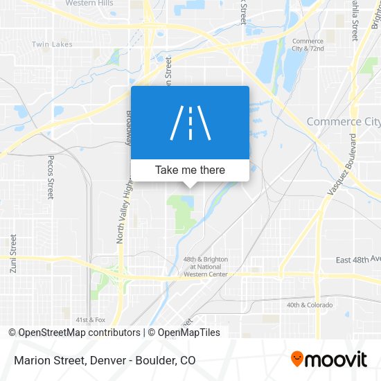 Marion Street map