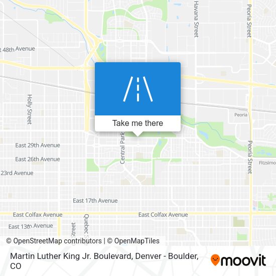 Martin Luther King Jr. Boulevard map