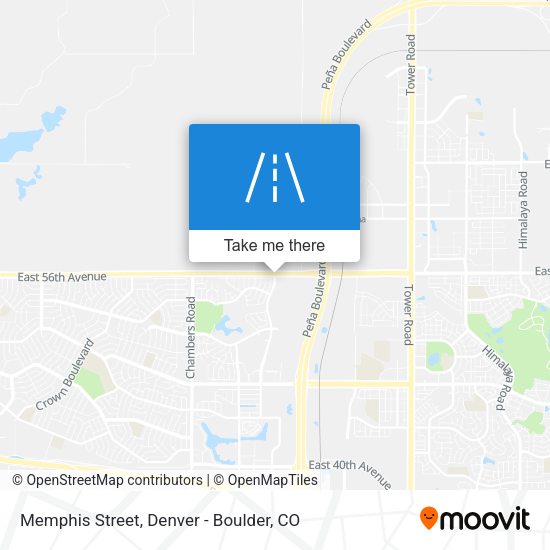 Memphis Street map
