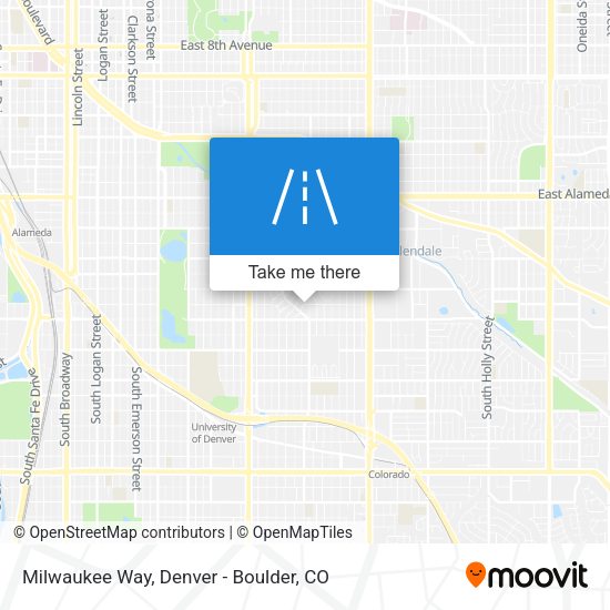 Milwaukee Way map
