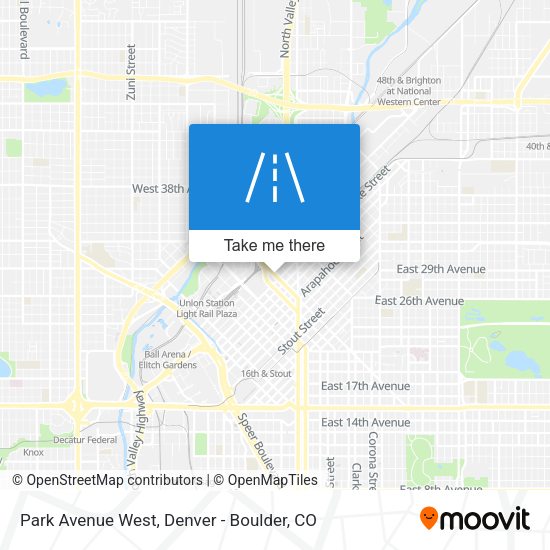 Park Avenue West map