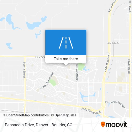 Pensacola Drive map