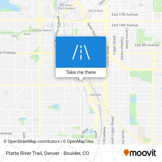 Platte River Trail map