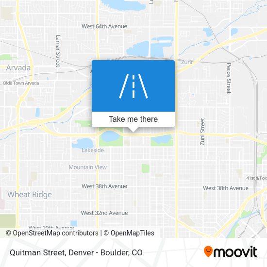 Mapa de Quitman Street