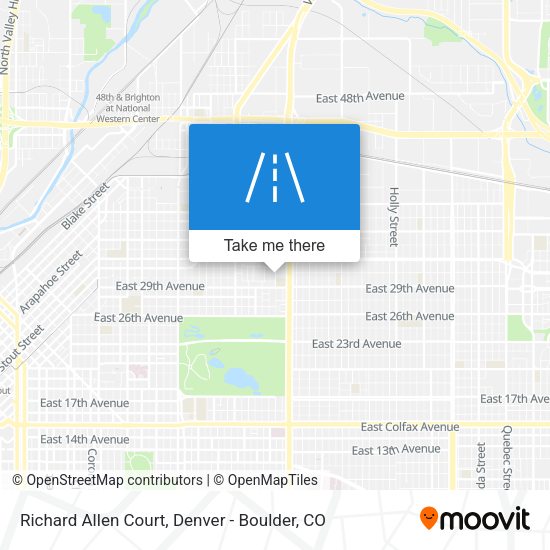 Richard Allen Court map
