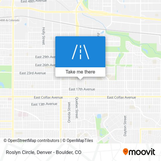 Roslyn Circle map