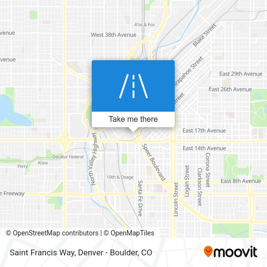 Mapa de Saint Francis Way