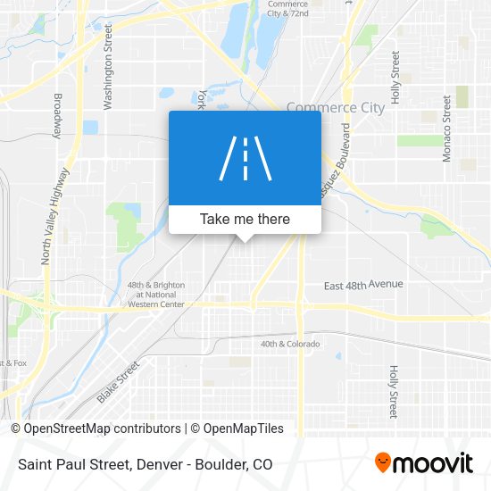 Mapa de Saint Paul Street