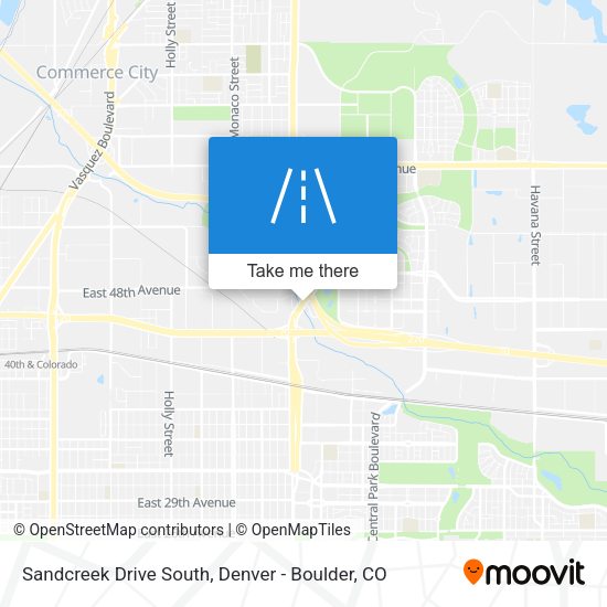 Sandcreek Drive South map