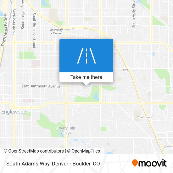South Adams Way map