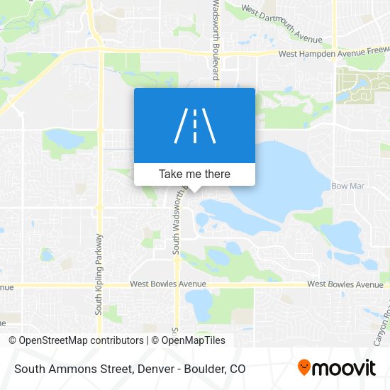 Mapa de South Ammons Street