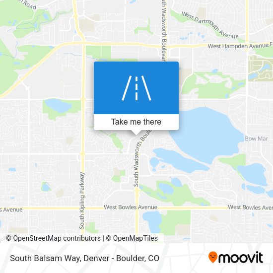 South Balsam Way map