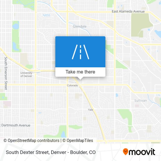 South Dexter Street map