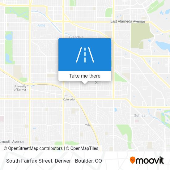 Mapa de South Fairfax Street