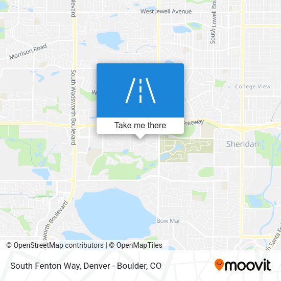 South Fenton Way map