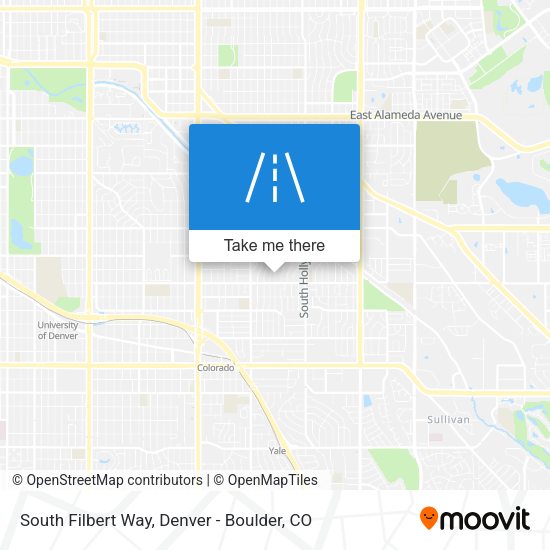 Mapa de South Filbert Way