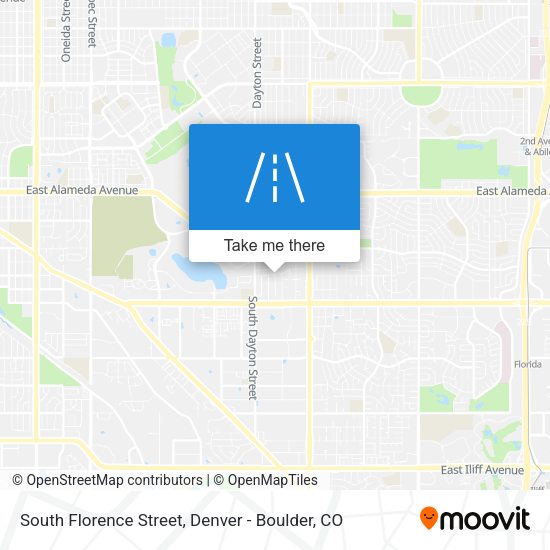 South Florence Street map
