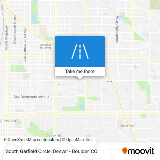 Mapa de South Garfield Circle