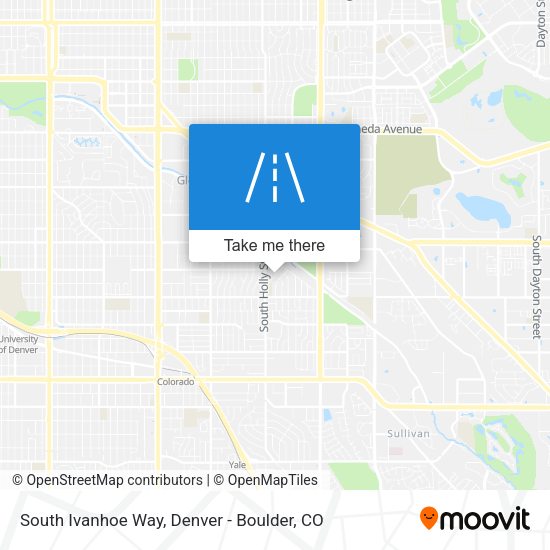 South Ivanhoe Way map
