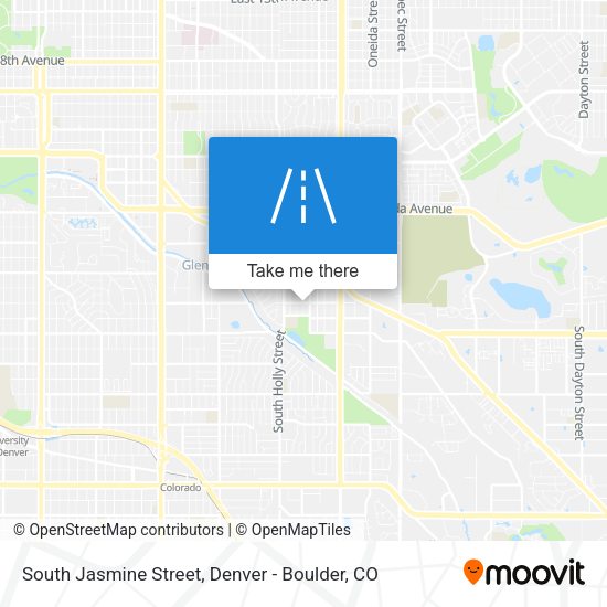Mapa de South Jasmine Street