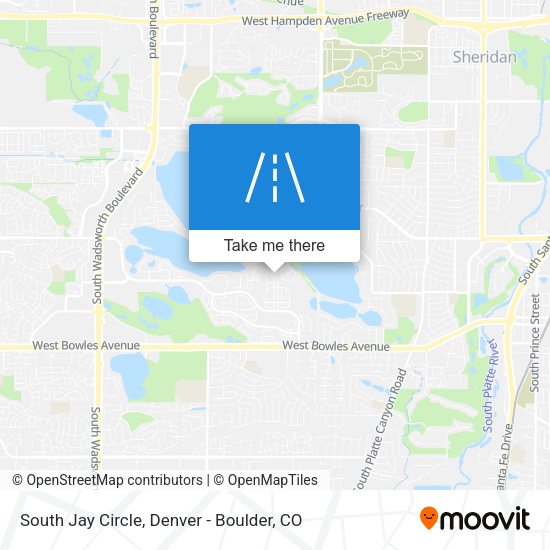 South Jay Circle map