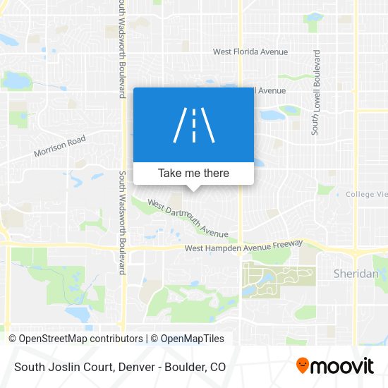 Mapa de South Joslin Court