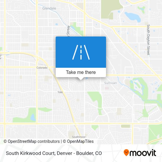 South Kirkwood Court map