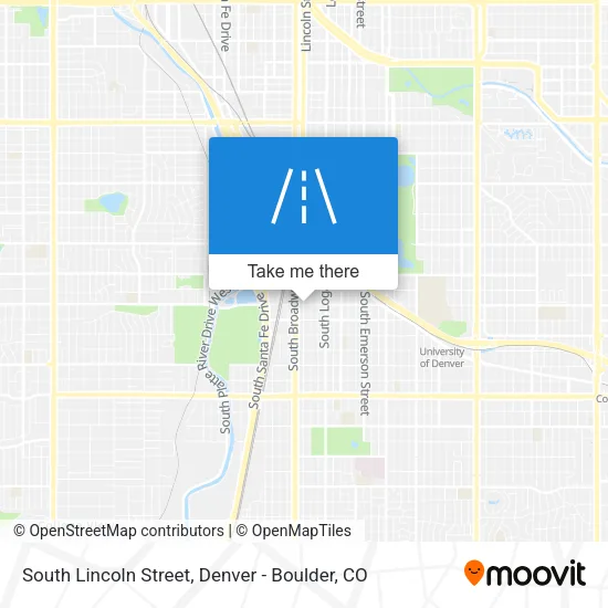 South Lincoln Street map