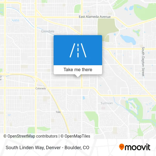 South Linden Way map