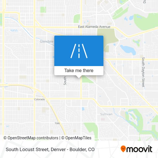 South Locust Street map