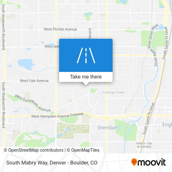 Mapa de South Mabry Way