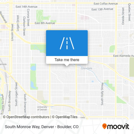 South Monroe Way map