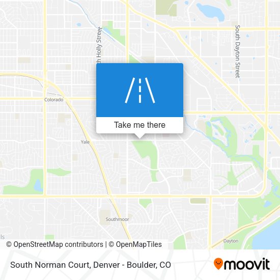 South Norman Court map